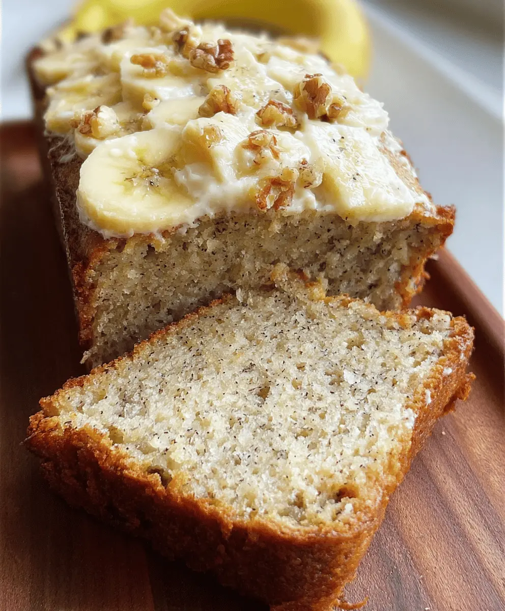 Super Moist Banana Bread Cake with Cream Cheese Frosting Recipe